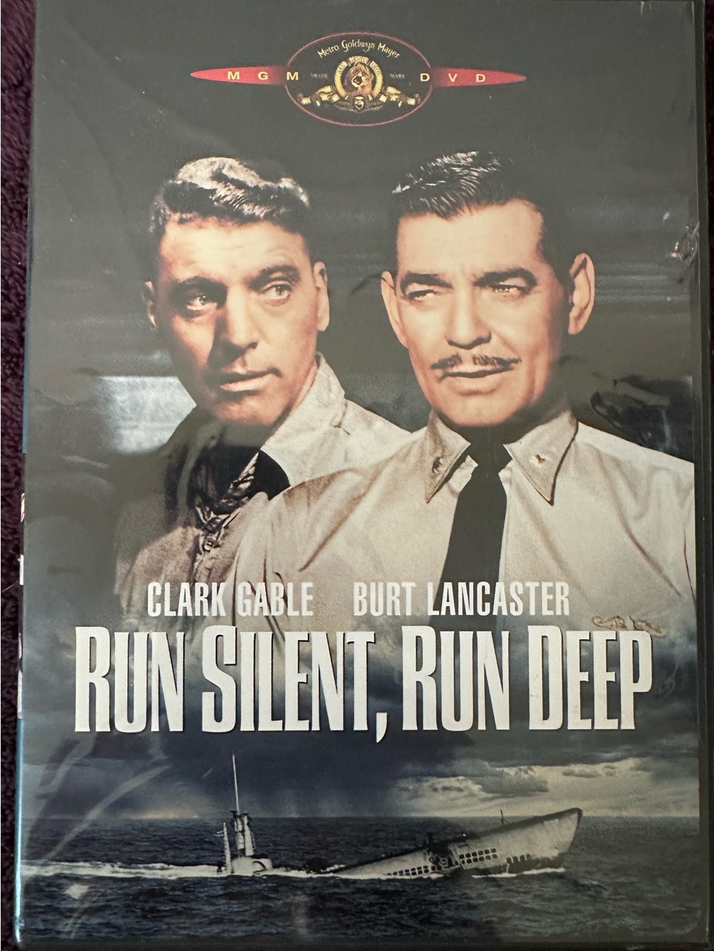 Run Silent Run Deep Clark Gable & Burt Lancaster DVD NR